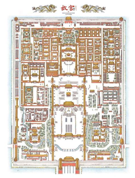 紫禁城 平面圖